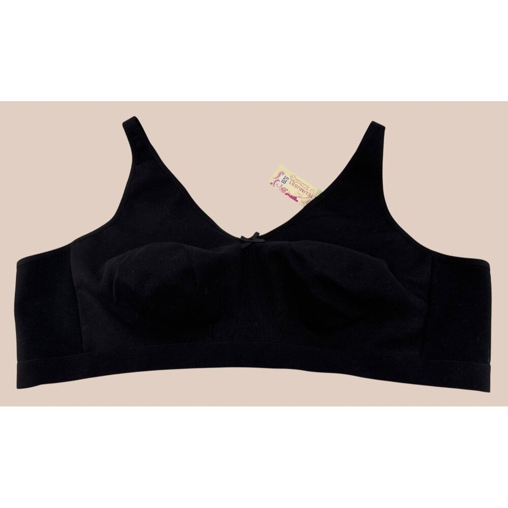 Black Telimussto Underwear Bra Size 52B NWT‎